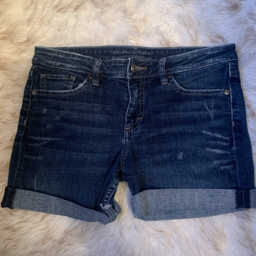 banana republic jean shorts